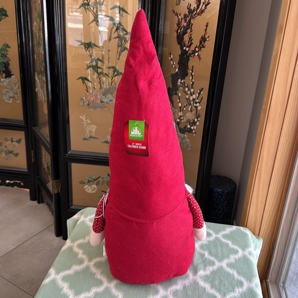 NWT Festive 31” Red and White Holiday Gnome - Picture 3 of 4